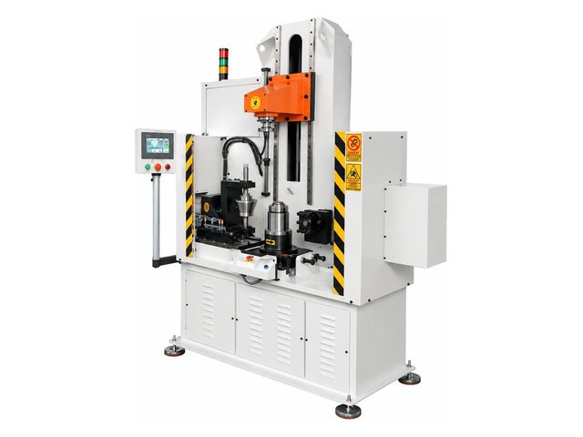 Skirt cutting and deburring machine